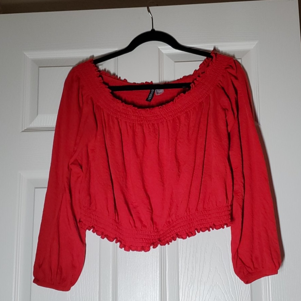 H+M Blouse (Red)